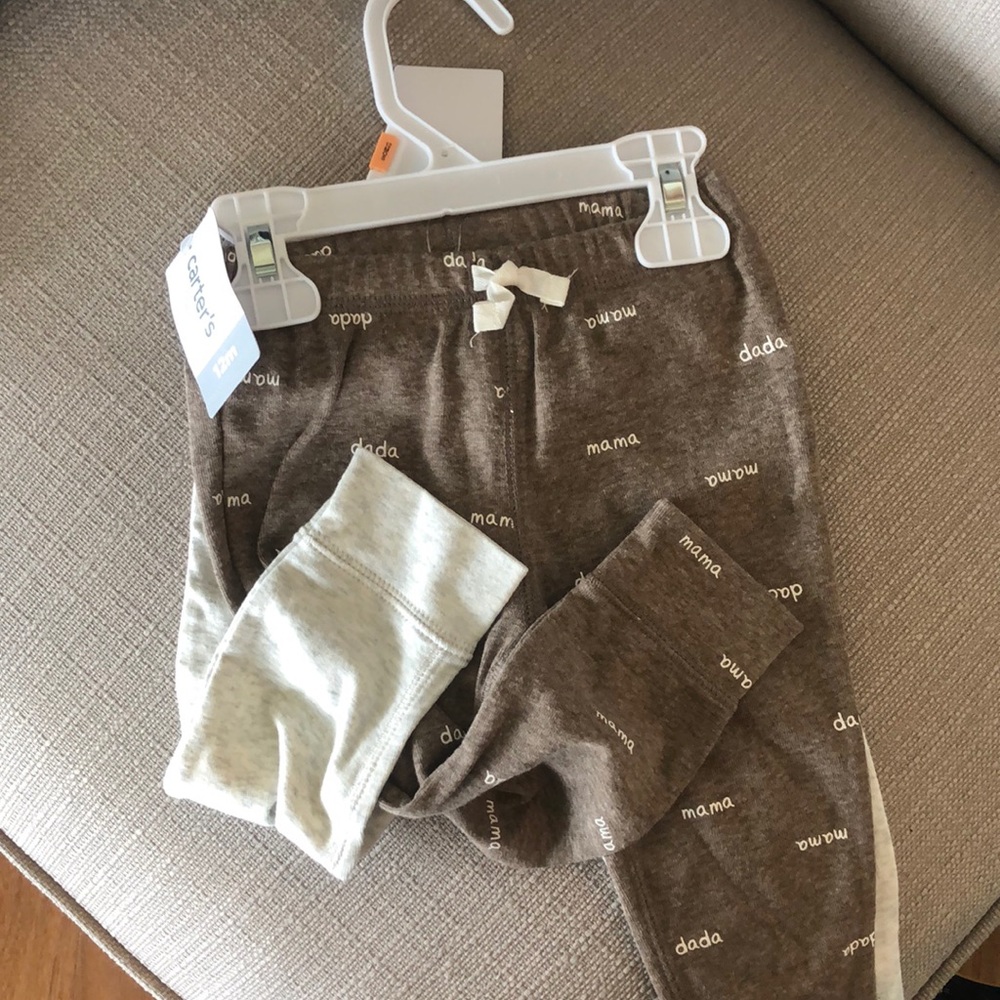 NWT Carter’s 2 pack Brown Cotton Pants